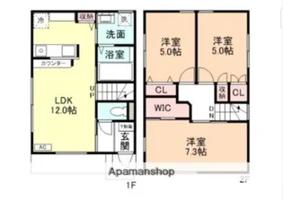 富山県富山市安養坊【一戸建】の間取り
