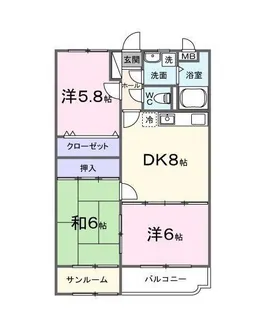 ユーミー堀川【2階】の間取り