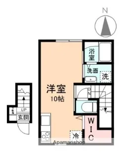 EDGEMOMENT婦中【2階】の間取り