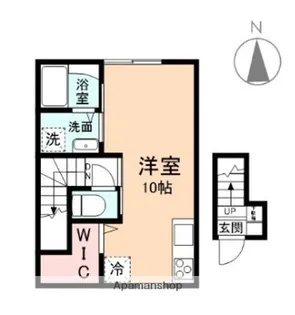 EDGEMOMENT婦中【2階】の間取り