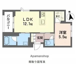 SHAMAISON神通町【3階】の間取り