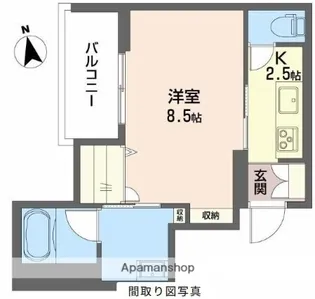 SHAMAISON神通町【1階】の間取り