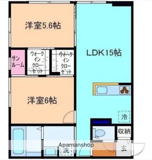 M&Y下冨居【2階】の間取り