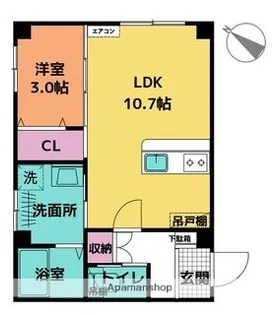 LULU KOSUGI【2階】の間取り