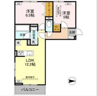 9COLORS【3階】の間取り