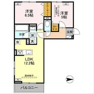 9COLORS【1階】の間取り