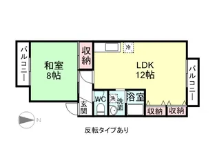 MEGUハイツ【201号室】の間取り