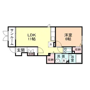 ぽこあぽこA【1階】の間取り