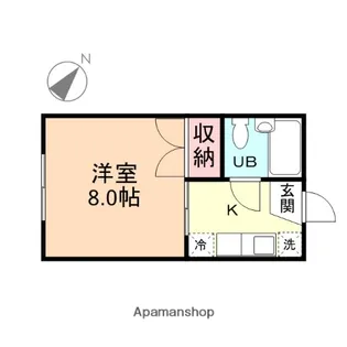 プレジールけやき台【1階】の間取り