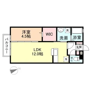 リビングタウン下新北町【2階】の間取り