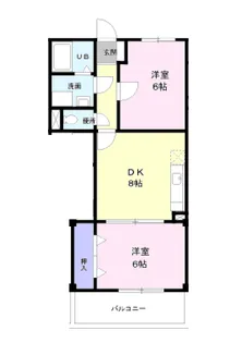 メゾンMK【2階】の間取り