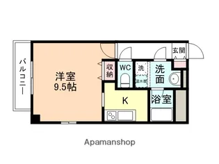 ファースト・レーベン大手町【7階】の間取り