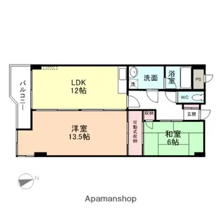 プレジデント高陽【5階】の間取り