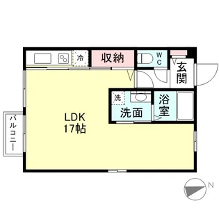 ノーブルレセンテ【2階】の間取り