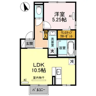 ドリームハイツ【2階】の間取り