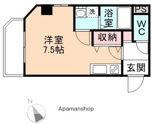 フルーレアサヒ【3階】の間取り