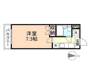 コーポレーション泉町【3階】の間取り