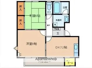 ポートサイド萩原400 S【1階】の間取り