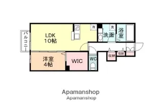 富山県富山市婦中町下轡田【アパート】の間取り