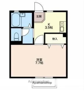 イゾラベラ呉羽【1階】の間取り