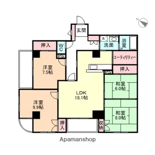 ベル・ソフィア【201号室】の間取り