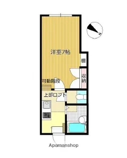 信開セルーラ音羽町【1階】の間取り