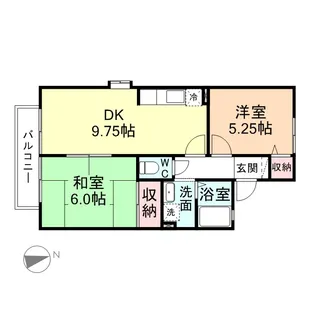 ピュアヴァレイ遥【101号室】の間取り