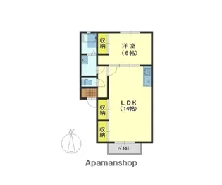 ベルナティオ【1階】の間取り