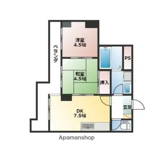 アクトピアTOYAMA【5階】の間取り