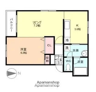 プライム1【1階】の間取り