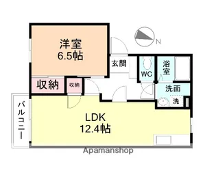 シャルム南【2階】の間取り