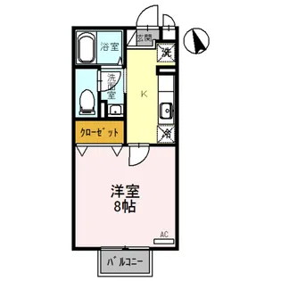 セジュール環水【1階】の間取り