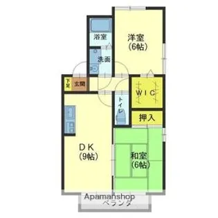 ファミール上赤江【1階】の間取り