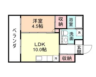 プラチナコートけやき【2階】の間取り