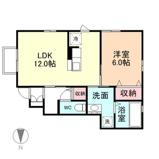 フィオーレ【1階】の間取り