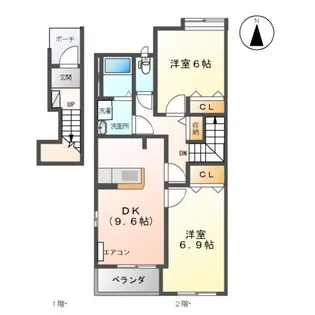 メゾン・ド・アイ【2階】の間取り