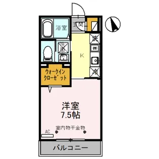 ガーデンコートひよどり【1階】の間取り