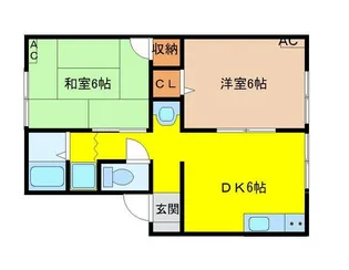 ヴィラ水谷望岳台【101号室】の間取り