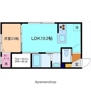ヴァーチュオーゾ【1階】の間取り