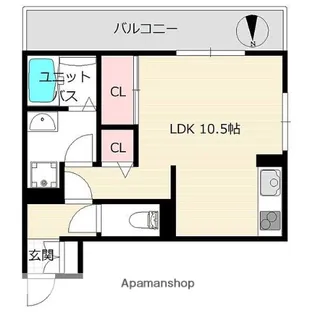アムール舟橋北町【1階】の間取り