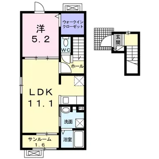 アッピア【2階】の間取り