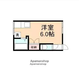 富山県富山市五福【アパート】の間取り