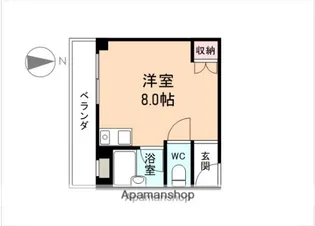 アムール奥井【4階】の間取り