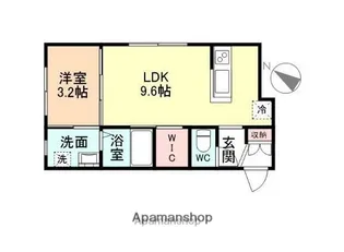 RIVIERE A棟【2階】の間取り