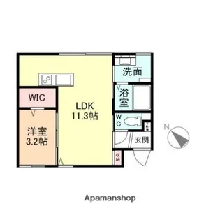 RIVIERE B棟【2階】の間取り