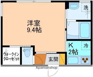 富山県富山市天正寺【アパート】の間取り