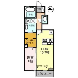 グランスクエア【1階】の間取り