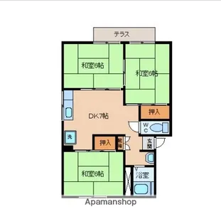 プレジールすずかけ【2階】の間取り