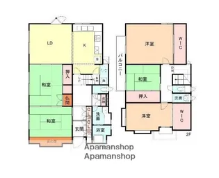 富山県富山市五艘【一戸建】の間取り