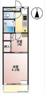 メゾン八尾【2階】の間取り